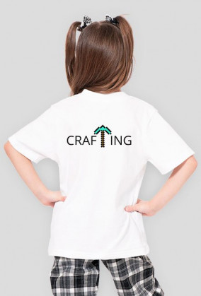 T-shirt "CrafTing" tył dziewczęcy