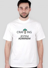T-shirt "Jestem ADMINEM" męski