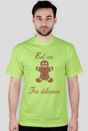 Eat me, I'm delicious - koszulka męska świąteczna