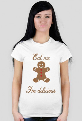 Eat me, I'm delicious - koszulka damska świąteczna