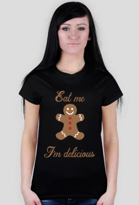 Eat me, I'm delicious - koszulka damska świąteczna