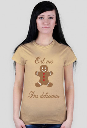 Eat me, I'm delicious - koszulka damska świąteczna