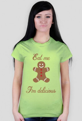 Eat me, I'm delicious - koszulka damska świąteczna