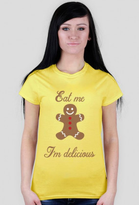Eat me, I'm delicious - koszulka damska świąteczna