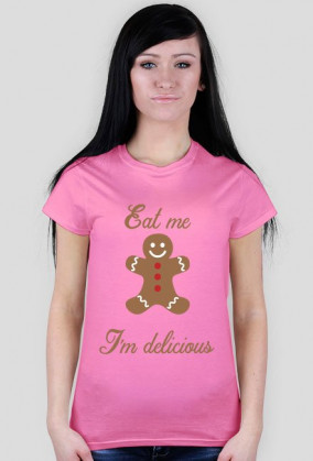 Eat me, I'm delicious - koszulka damska świąteczna