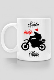 Santa moto claus - kubek świąteczny