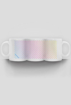 Kubek Ombre Polka Dots