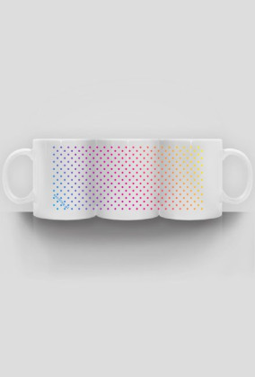 Kubek Ombre Polka Dots