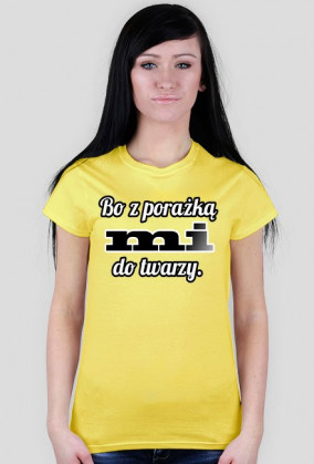 Bo z porażką mi do twarzy