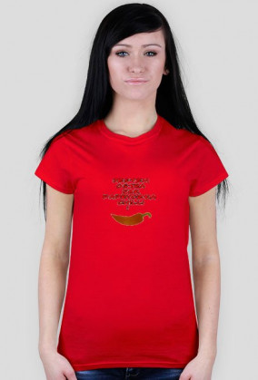 Koszulka z nadrukiem "Jestem Ostra".