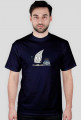 Atramentowy T-shirt