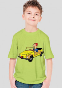 Koszulka z samochodem dla dzieci