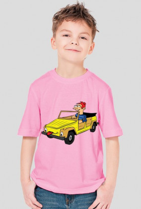 Koszulka z samochodem dla dzieci