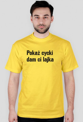 Humorystyczna koszulka polecam.