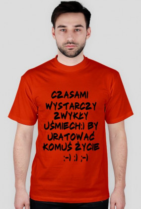 Koszulka: Wystarczy uśmiech:)