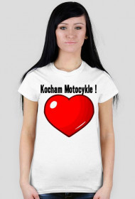 Koszulka damska 'Kocham Motocykle"