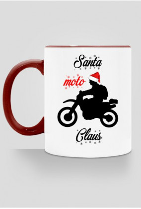 Santa moto claus - kubek świąteczny