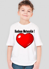 Koszulka chłopięca 'Kocham Motocykle"
