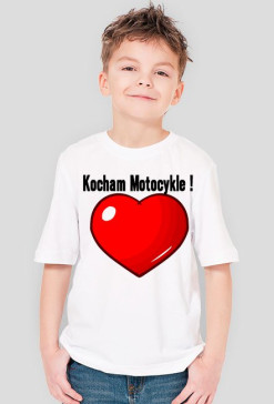 Koszulka chłopięca 'Kocham Motocykle"