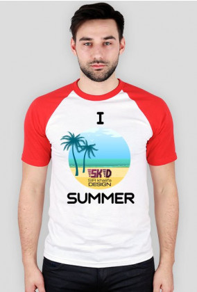 Koszulka "I LOVE SUMMER" SkD : Męska