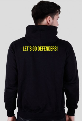 Defenders Fan bluza z kapturem - czarna