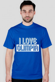 I love Olimpia - niebieska