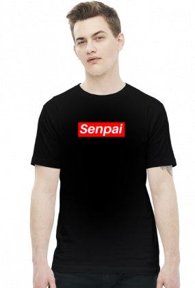 Senpai - Koszulka Otaku Męska