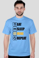 Koszulka Eat sleep mine repeat