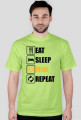 Koszulka Eat sleep mine repeat