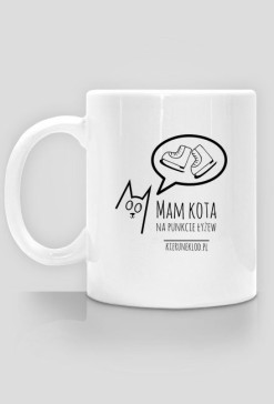 Kubek -Mam kota na punkcie łyżew