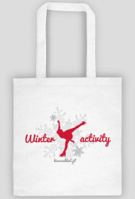 Eko torba biała -Winter activity