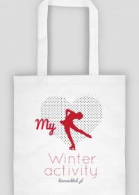 Eko torba biała -Winter activity 2