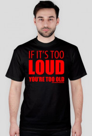 Koszulka Car audio "If it's too loud" - napis czerwony