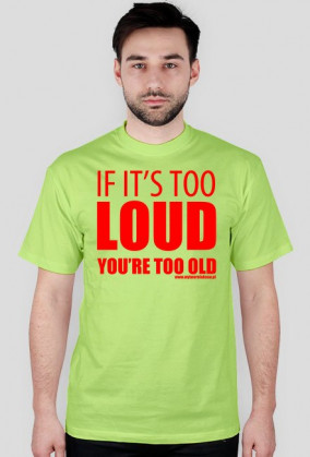 Koszulka Car audio "If it's too loud" - napis czerwony