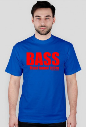 Koszulka "Bass musi łamać żebra" WB car audio - biała, napis czerwony
