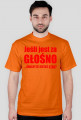 Koszulka "Jeśli jest za głośno..." WB car audio - biała, napis czerwony