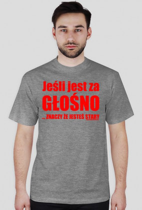 Koszulka "Jeśli jest za głośno..." WB car audio - biała, napis czerwony