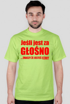 Koszulka "Jeśli jest za głośno..." WB car audio - biała, napis czerwony