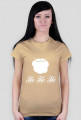 Broda mikołaja - damska koszulka świąteczna