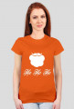 Broda mikołaja - damska koszulka świąteczna