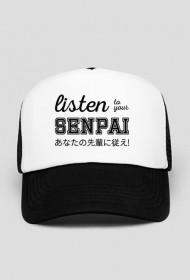 Listen to your senpai - Czapka fana anime