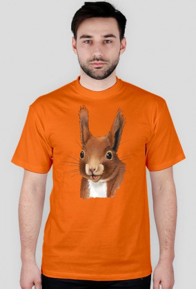 koszulka męska z wiewiórą 1