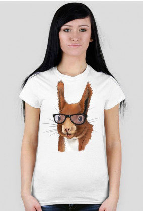 koszulka damska z wiewiórą 3