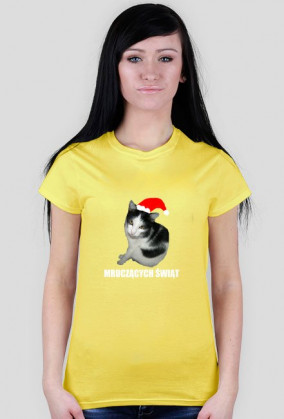 Mruczących świąt (T-shirt damski)