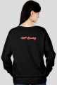 Bluza czarna damska bez kaptura SUPREME - M.P'Gaming