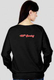 Bluza czarna damska bez kaptura SUPREME - M.P'Gaming