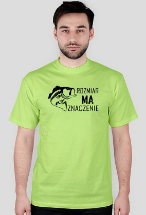 Rozmiar ma znaczenie nadruk czarny