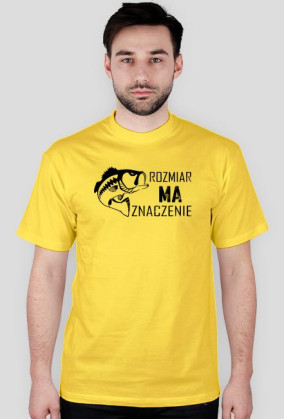 Rozmiar ma znaczenie nadruk czarny