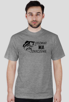 Rozmiar ma znaczenie nadruk czarny