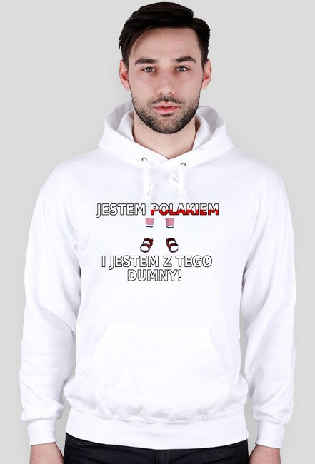 Jestem Polakiem! - Bluza z kapturem Kangoo